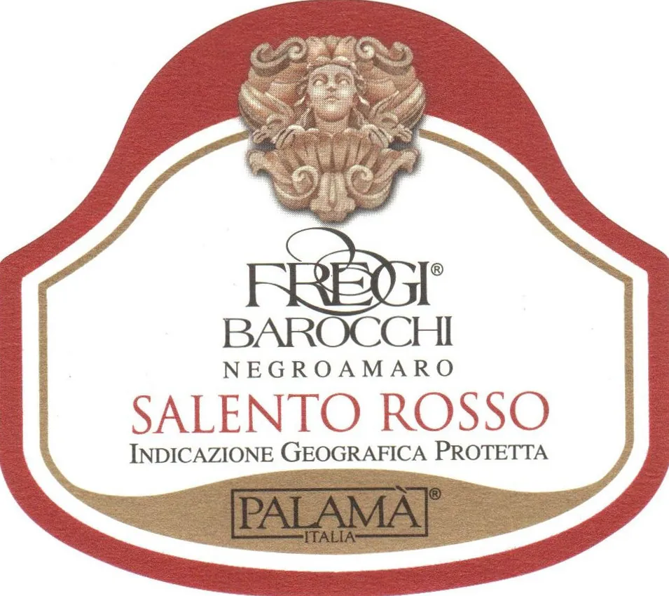Salento Fregi Barocchi Rosso Negroamaro Bottle