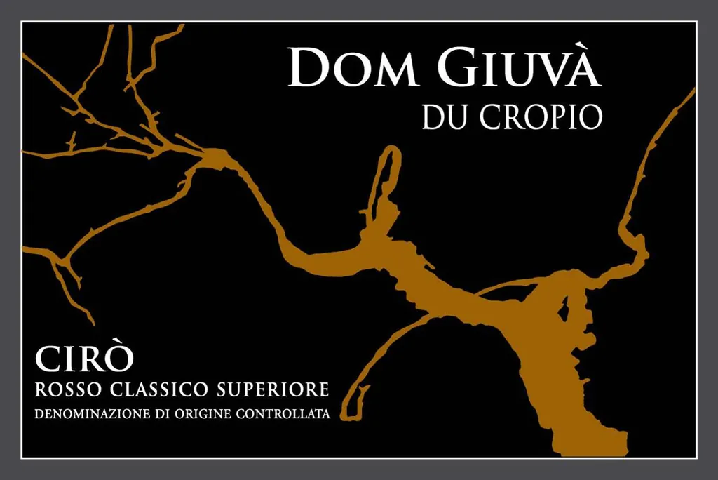 Du Cropio Ciro Classico Superiore Bottle