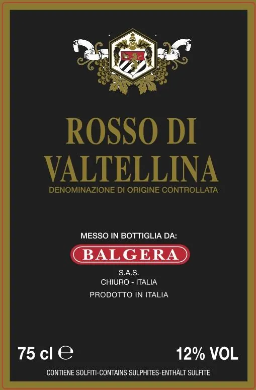 Rosso di Valtellina Bottle