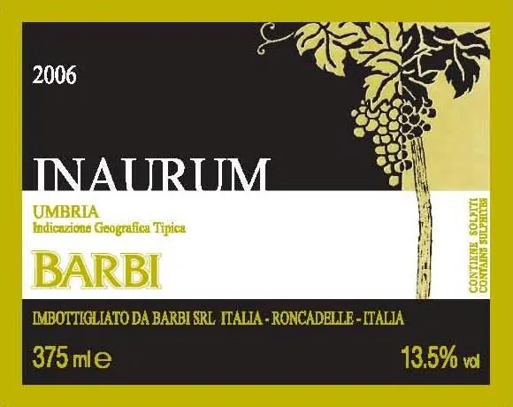 Inaurum Passito Bottle
