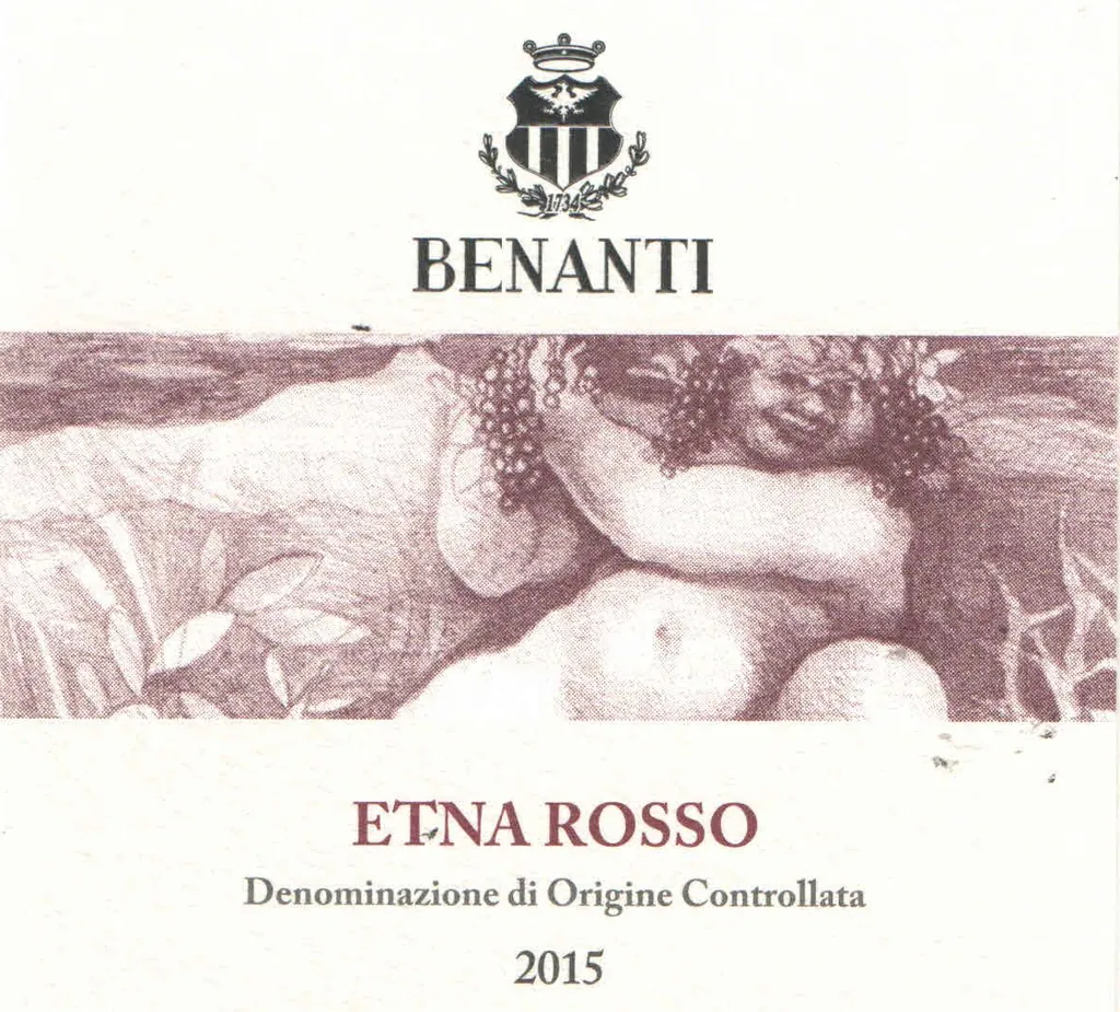 Etna Rosso Bottle
