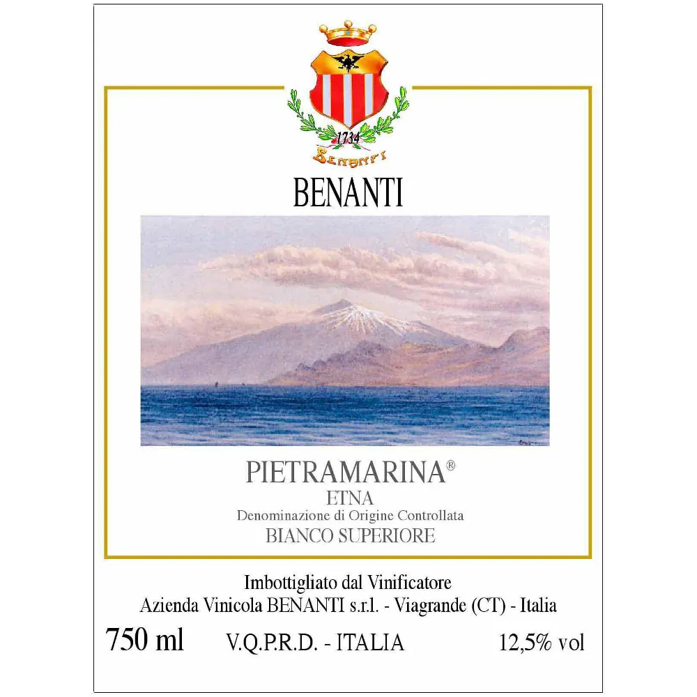 Pietramarina Etna Bianco Bottle