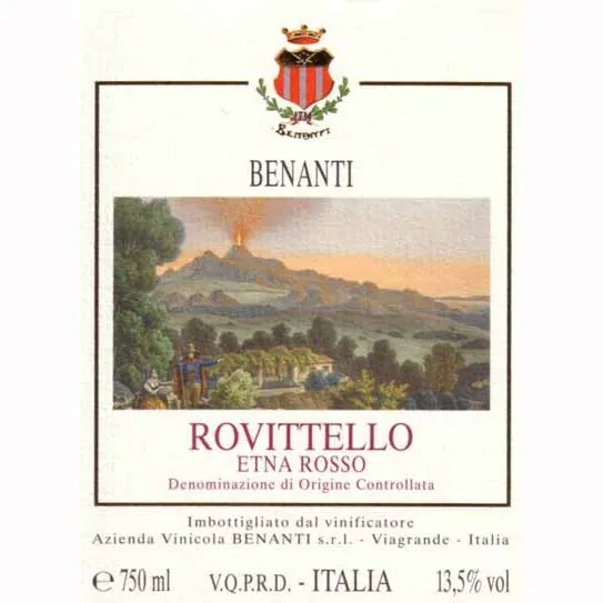 Rovittello Etna Rosso Bottle