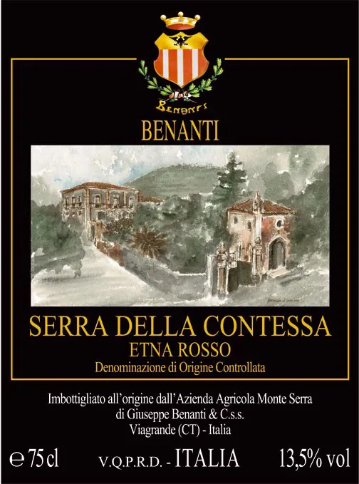 Serra Della Contessa Etna Rosso Bottle