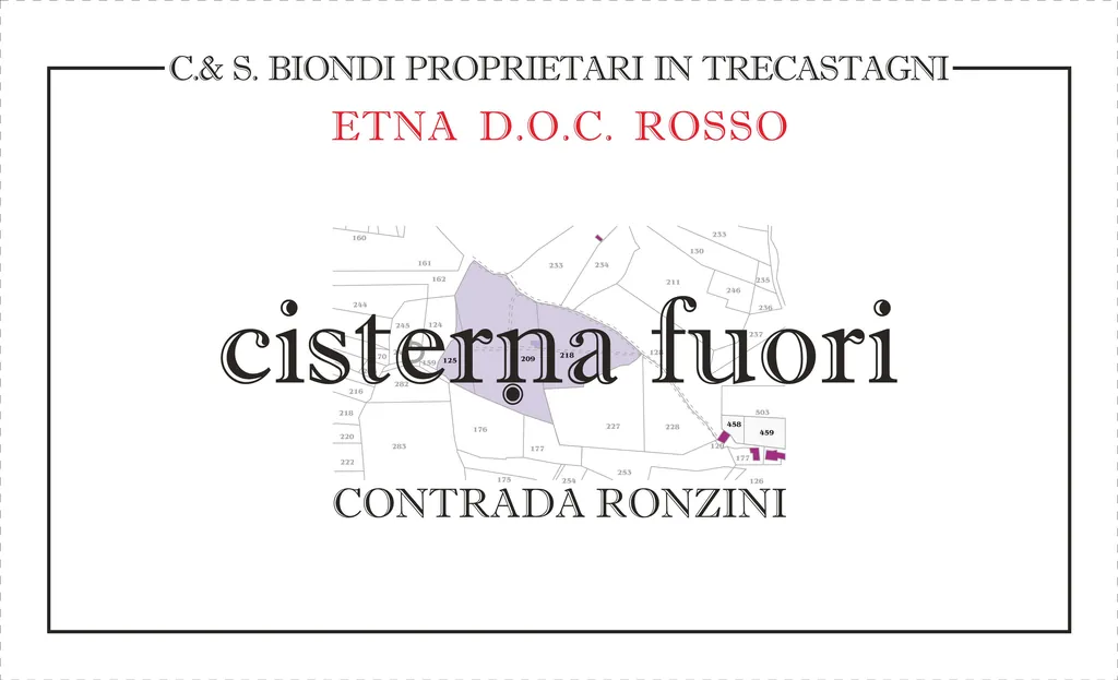 Etna Cisterna Fuori Rosso Bottle
