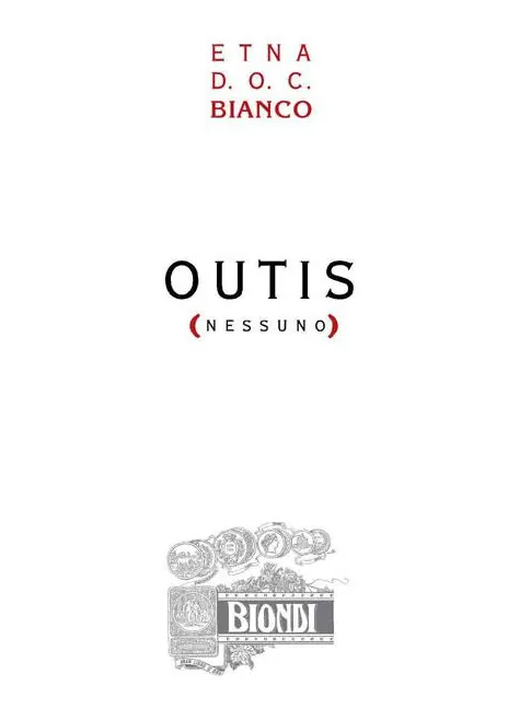 Etna Outis Nessuno Bianco Bottle