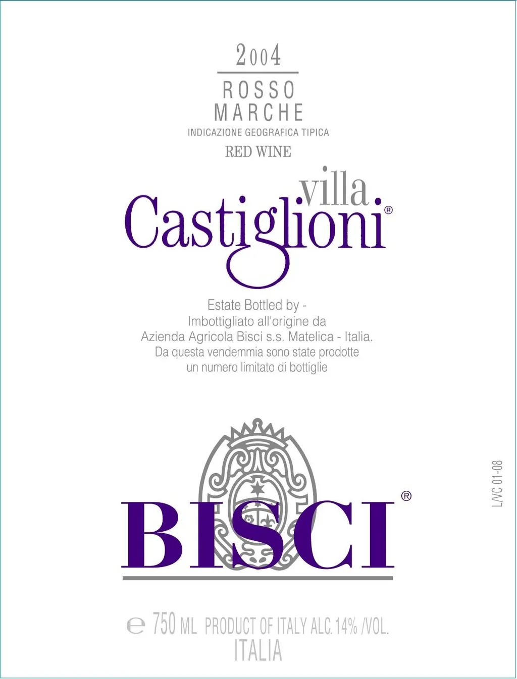 Marche Villa Castiglioni Bottle