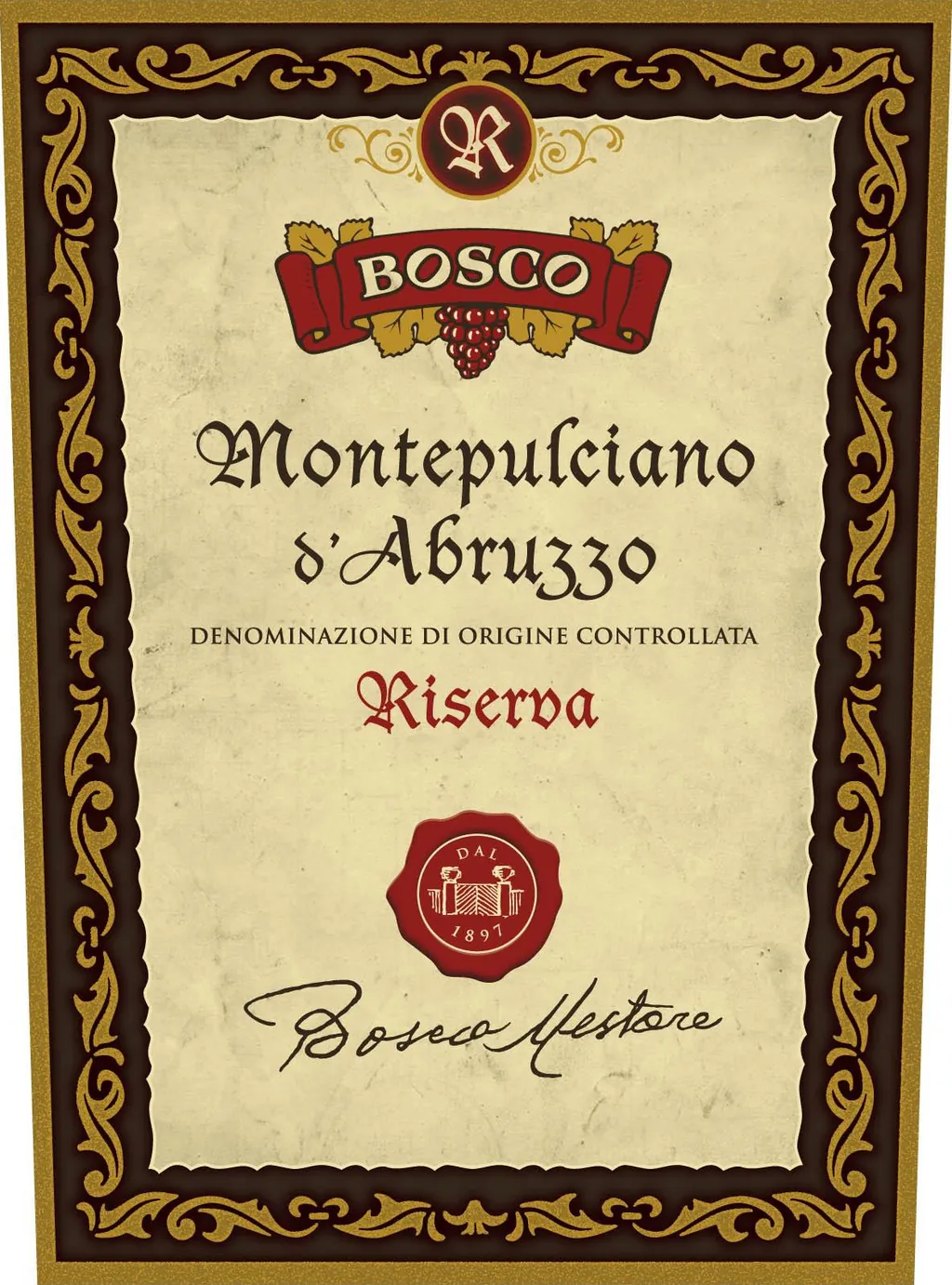 Montepulciano d'Abruzzo Riserva Bottle