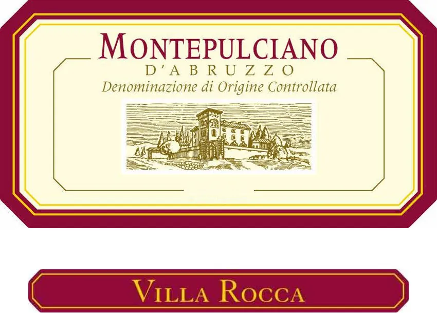 Villa Rocca Montepulciano d'Abruzzo Bottle