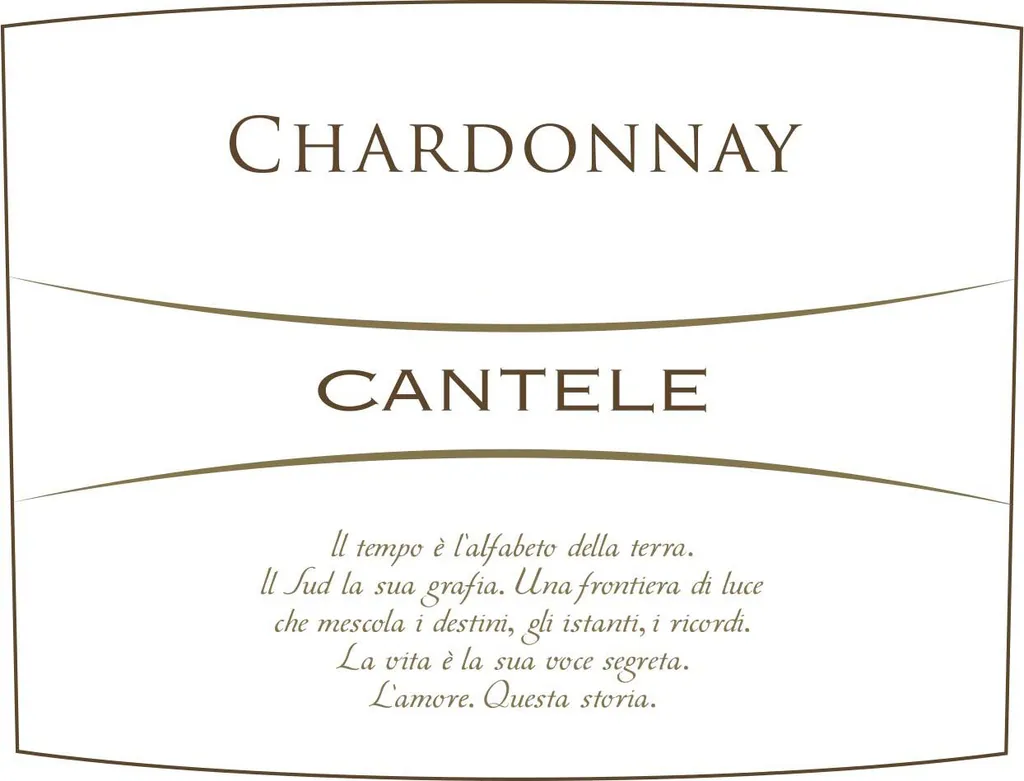 Chardonnay Bottle