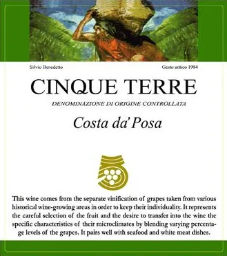 Cinque Terre Costa da Posa Bottle