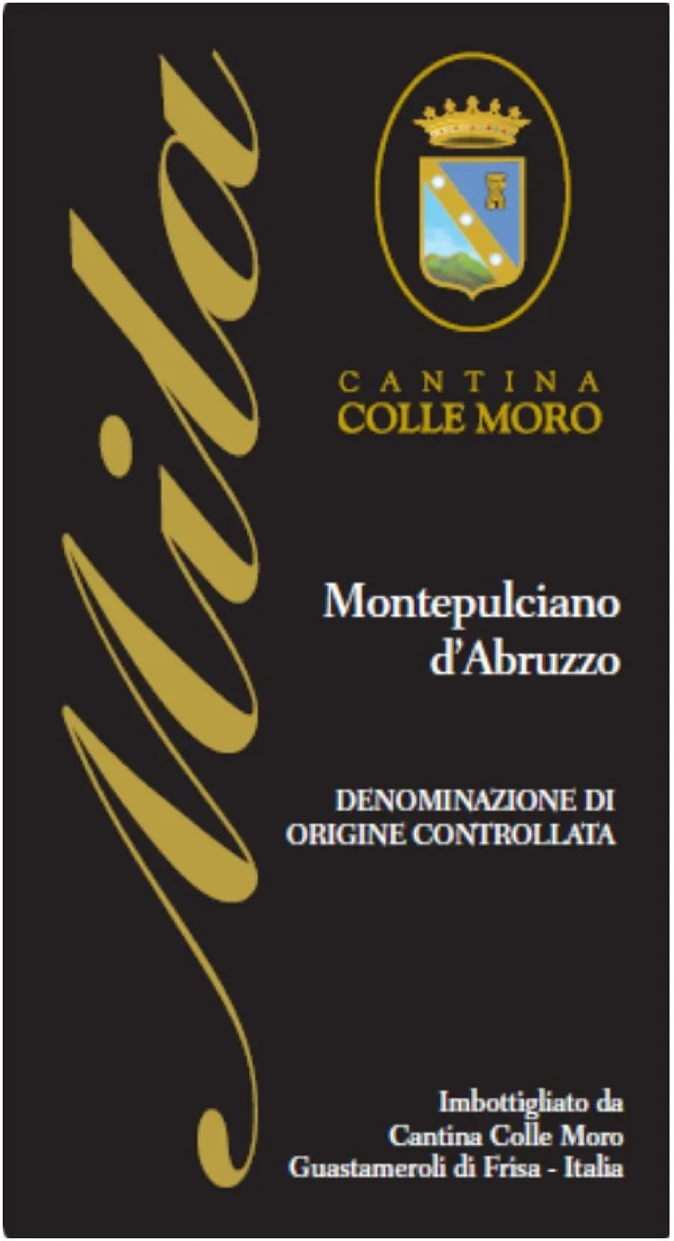 Montepulciano d'Abruzzo Mila Bottle