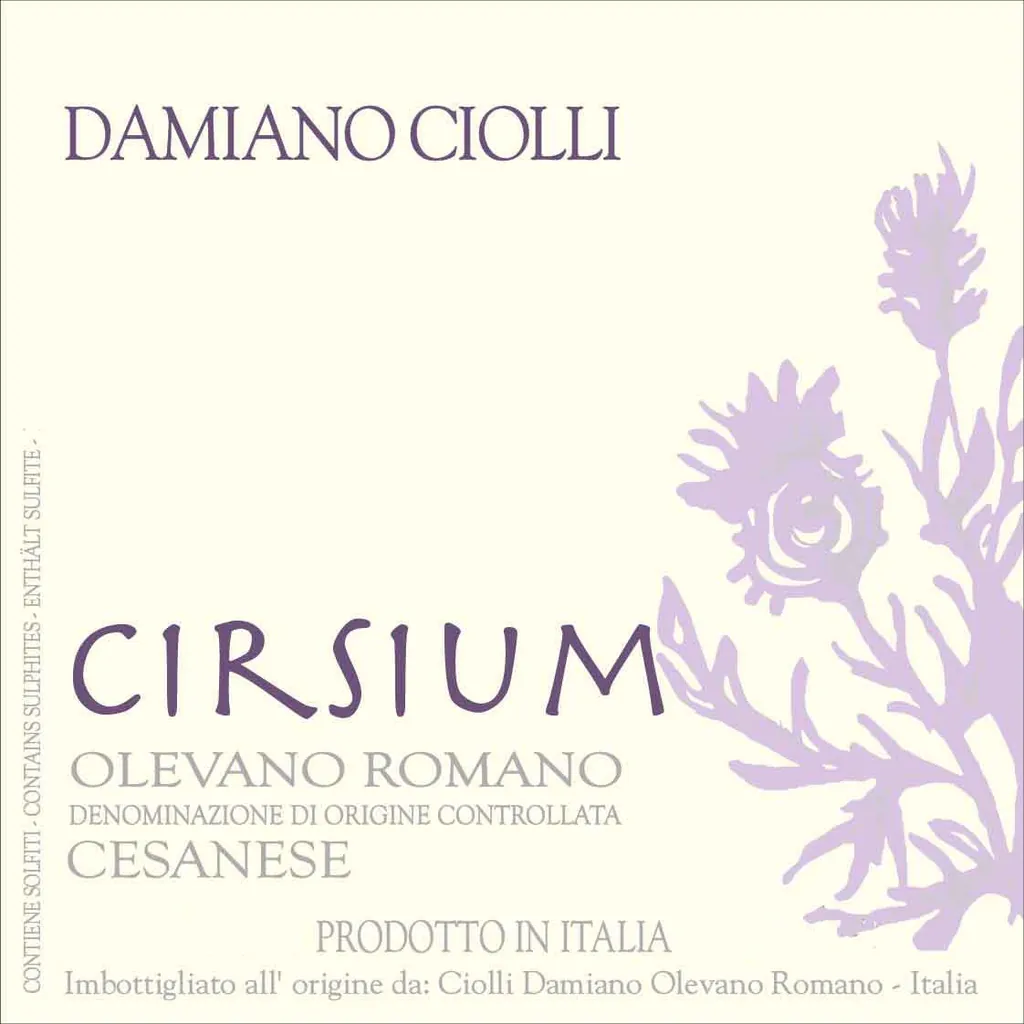 Cirsium Cesanese di Olevano Romano Riserva Bottle