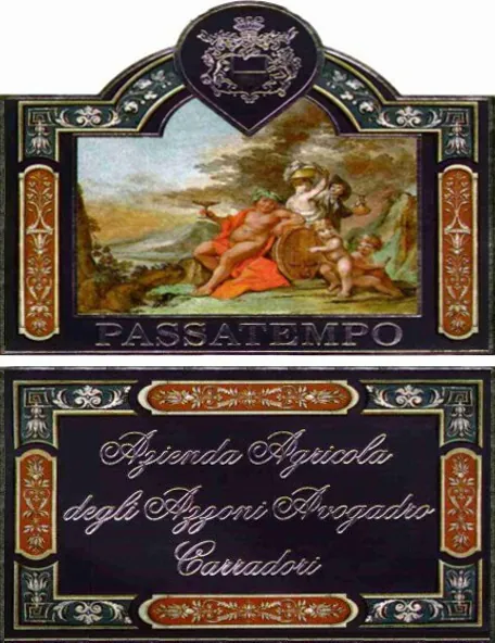 Avogadro Carradori Passatempo Bottle