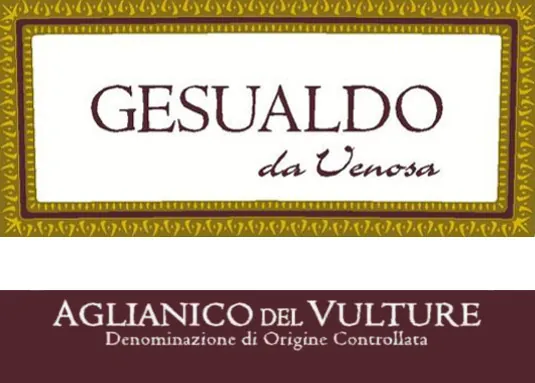 Aglianico del Vulture Gesualdo da Venosa Bottle