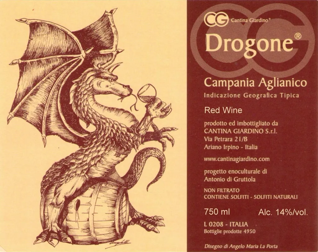Irpinia Drogone Aglianico Bottle