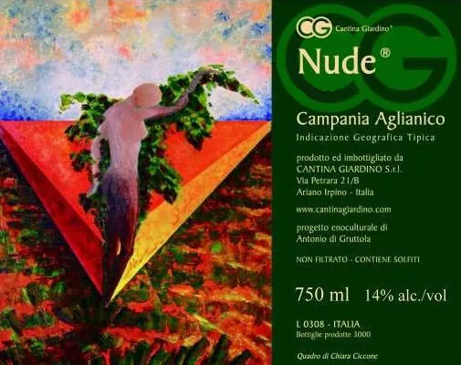 Irpinia Nude Aglianico Bottle