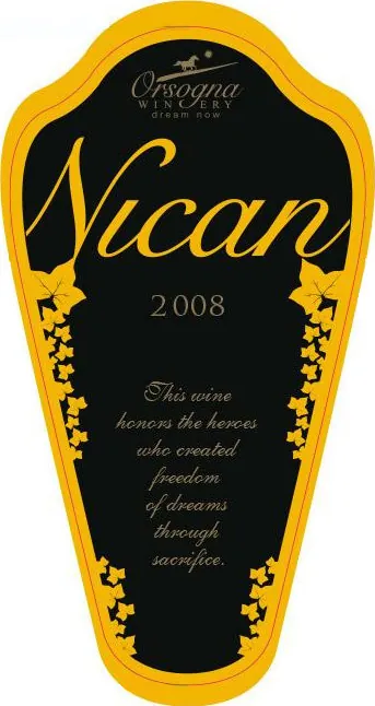 Montepulciano d'Abruzzo Nican Bottle