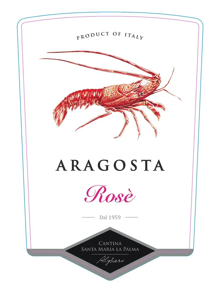 Aragosta Rose Bottle