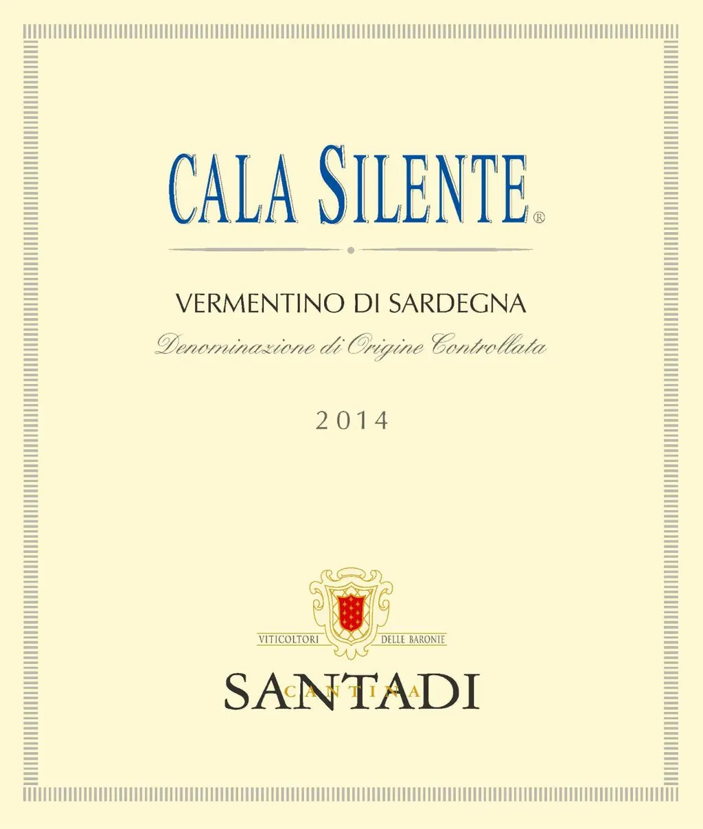 Cala Silente Vermentino Bottle