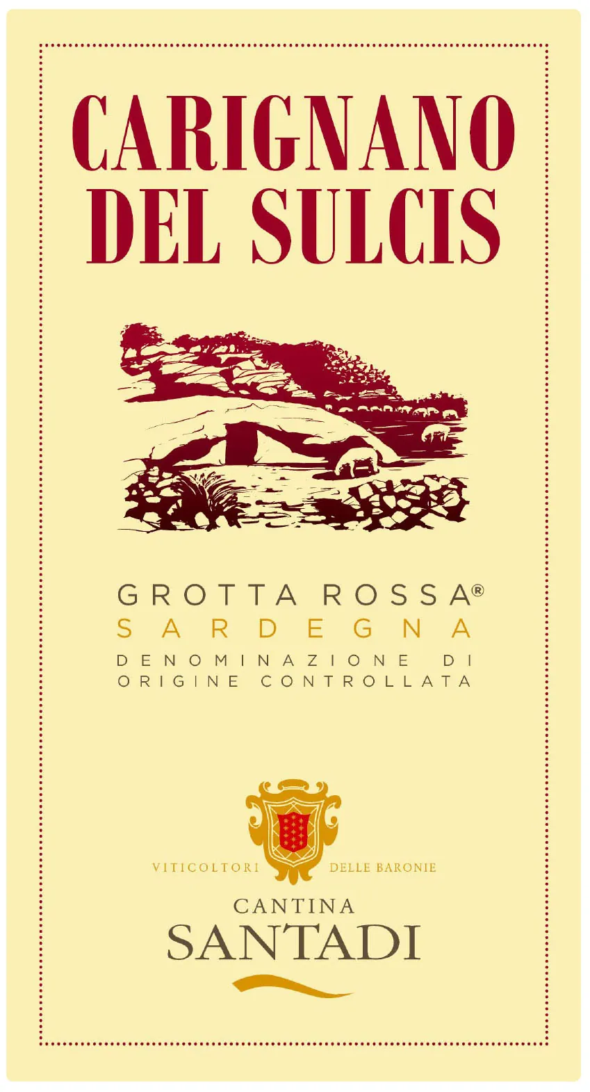 Carignano del Sulcis Grotta Rossa Bottle
