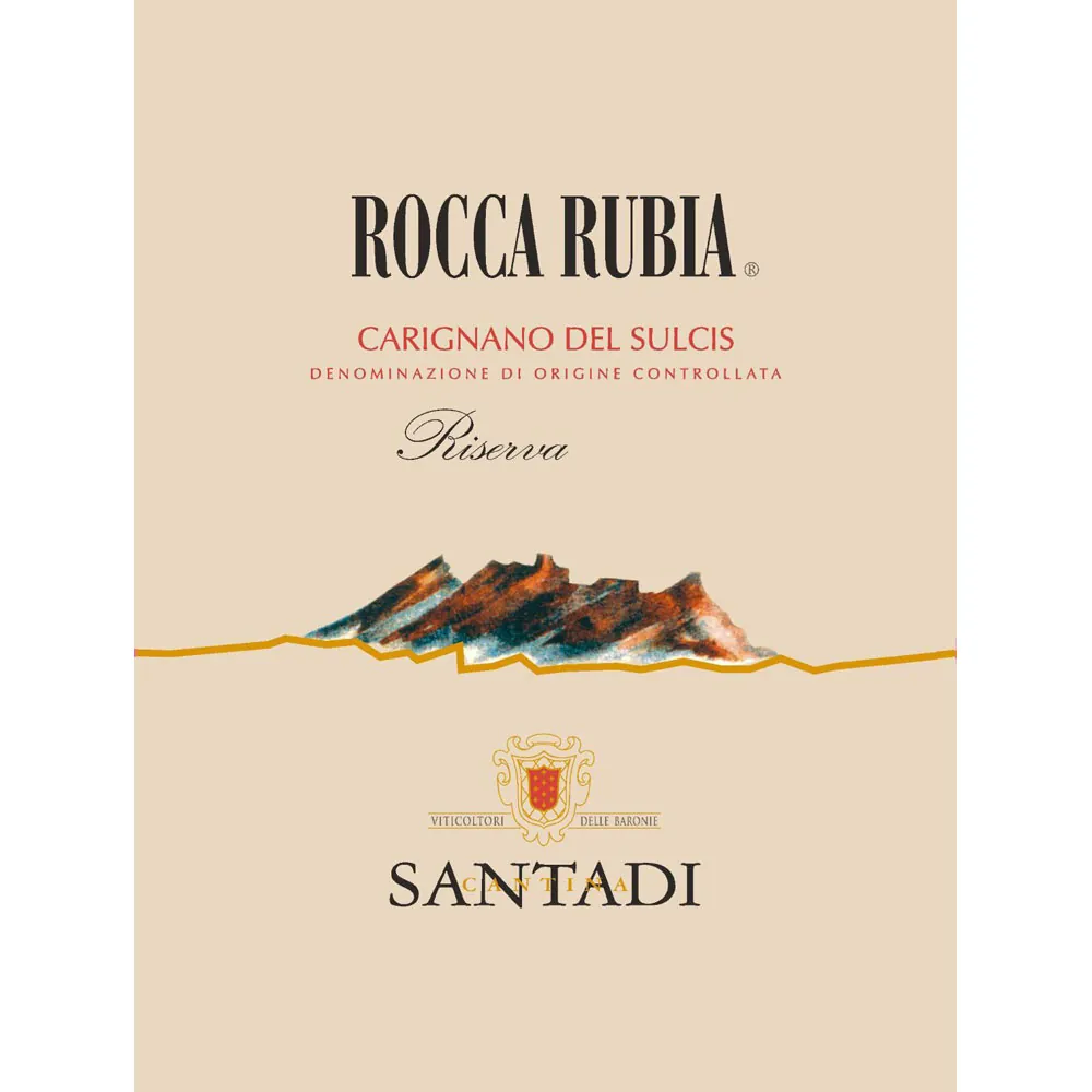 Carignano del Sulcis Riserva Rocca Rubia Bottle