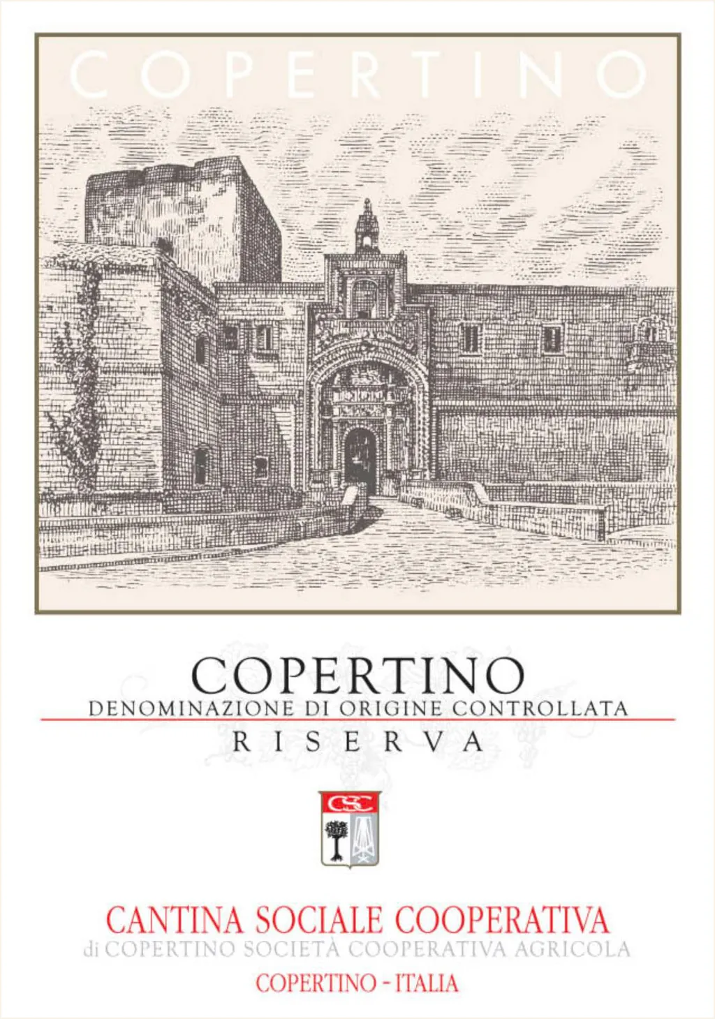 Copertino Riserva Bottle