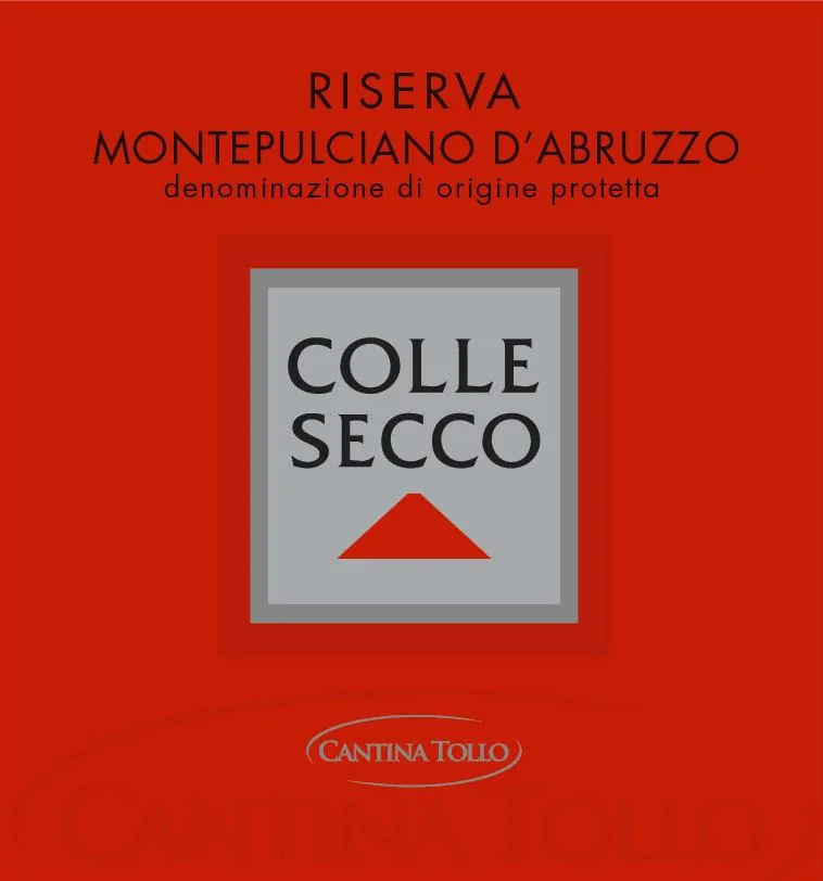 'Colle Secco' Montepulciano d'Abruzzo Riserva Bottle