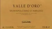 Montepulciano DAbruzzo Valle Doro Bottle