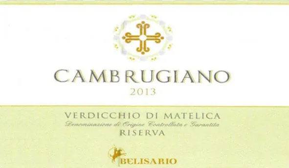 Belisario Verdicchio di Matelica Cambrugiano Riserva Bottle