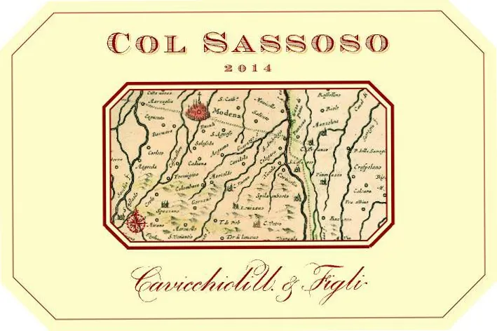 Col Sassoso Lambrusco Grasparossa di Castelvetro Secco Bottle