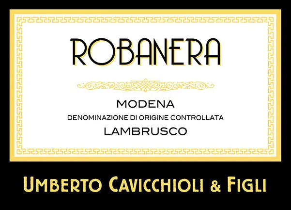 Robanera Lambrusco Grasparossa di Castelvetro Bottle
