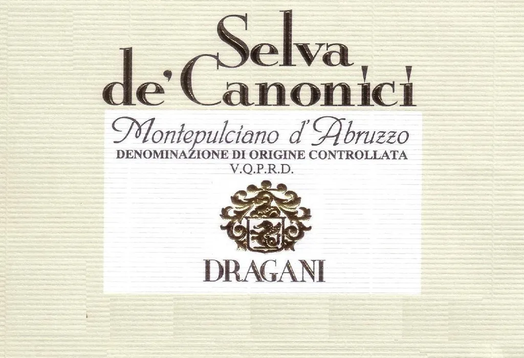 Montepulciano d'Abruzzo Selva de'Canonici Bottle