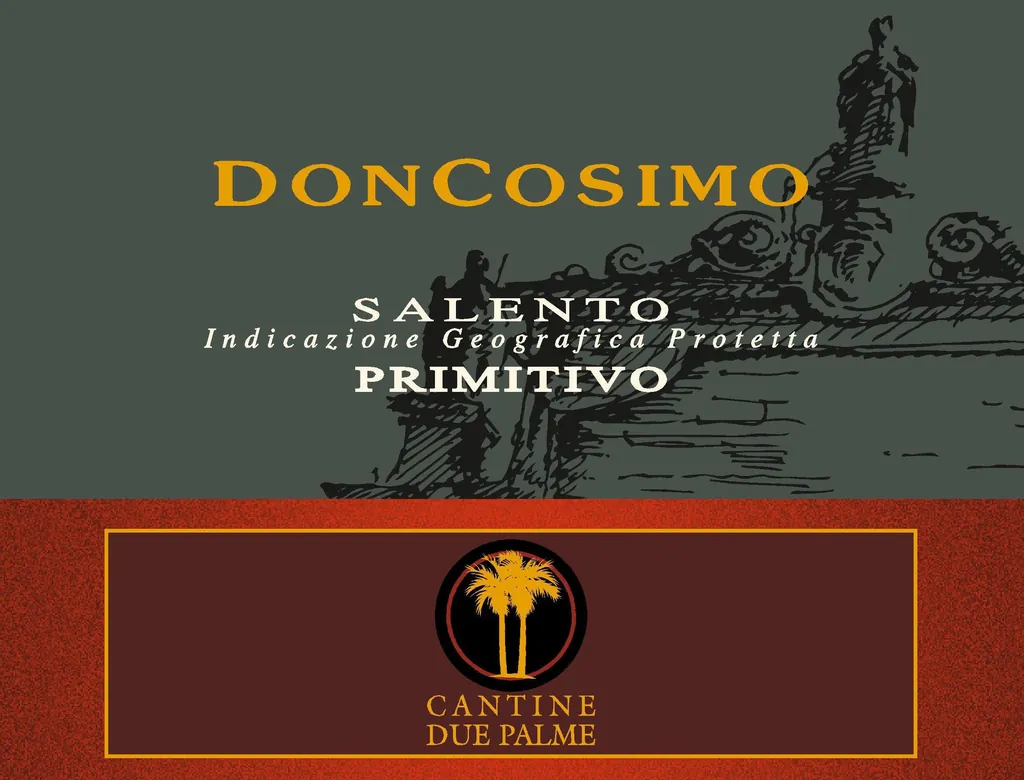 Salento Don Cosimo Primitivo Bottle