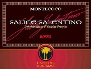 Salice Salentino Montecoco Bottle