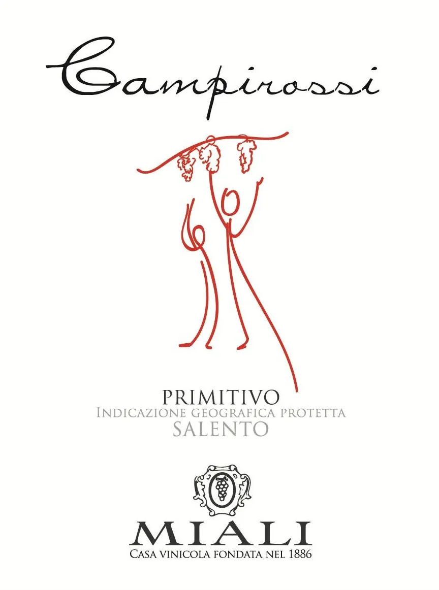 Salento Campirossi Primitivo Bottle