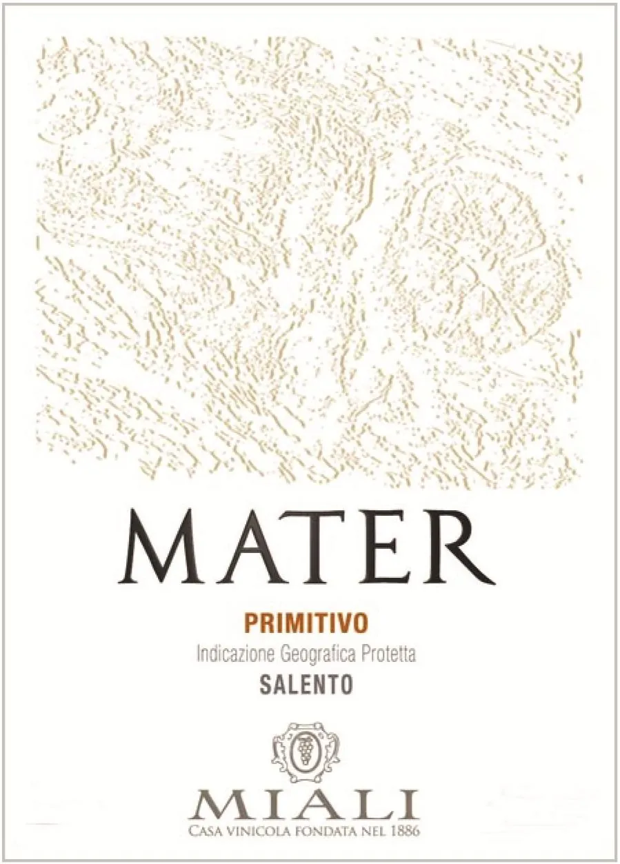 Salento Mater Primitivo Bottle