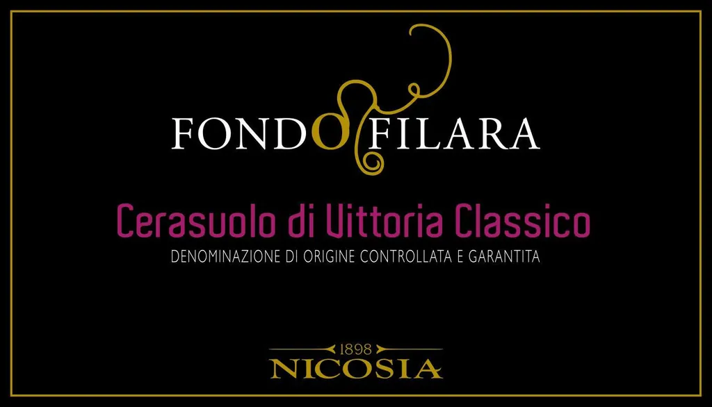 Cerasuolo di Vittoria Fondo Filara Classico Bottle