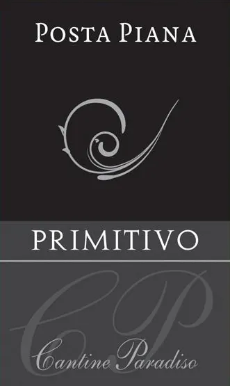 Posta Piana Primitivo Bottle