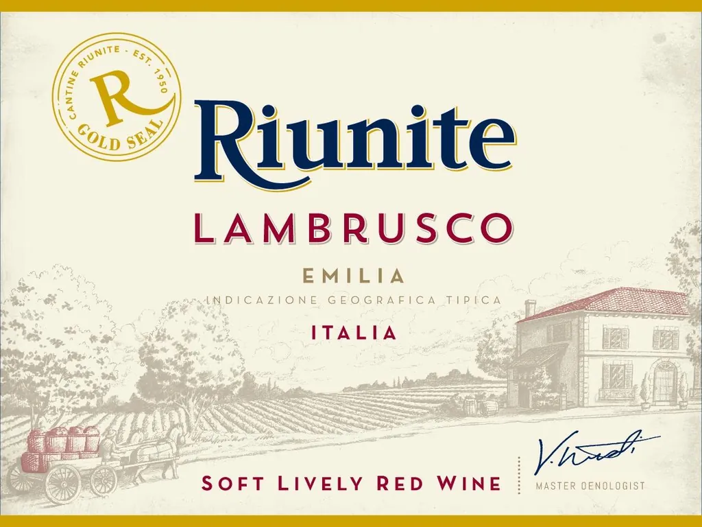 Lambrusco Bottle