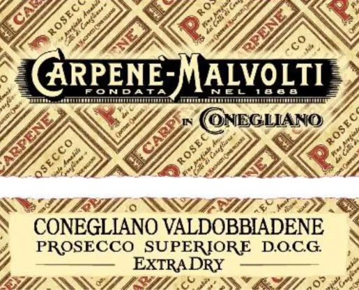 Extra Dry Prosecco Bottle