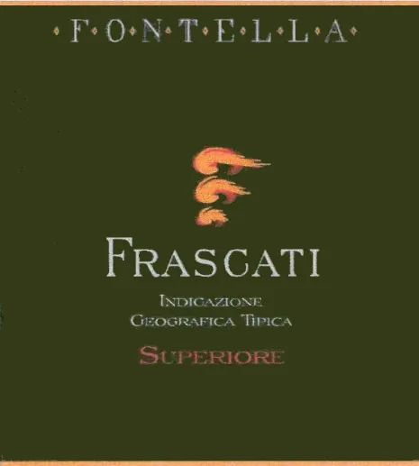 Frascati Superiore Fontella Bottle
