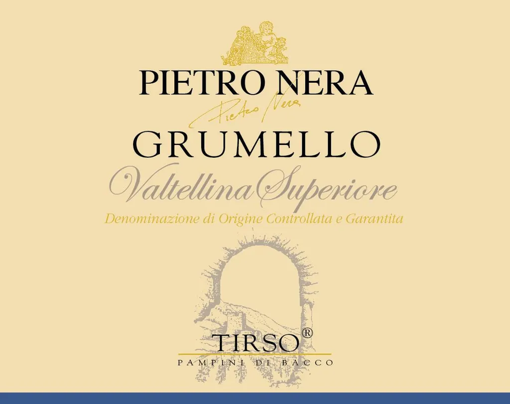 Valtellina Superiore Grumello Tirso Bottle