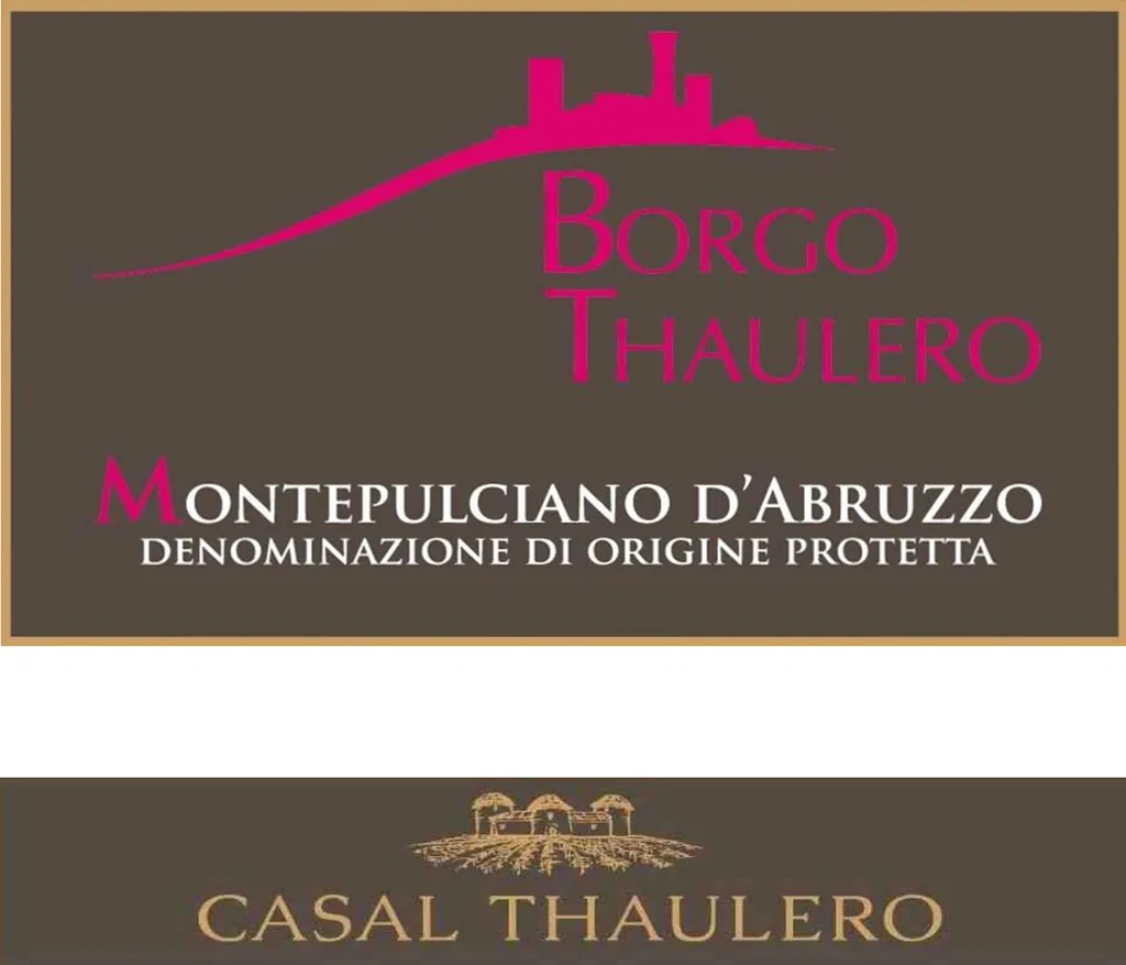 Montepulciano d'Abruzzo Borgo Thaulero Bottle