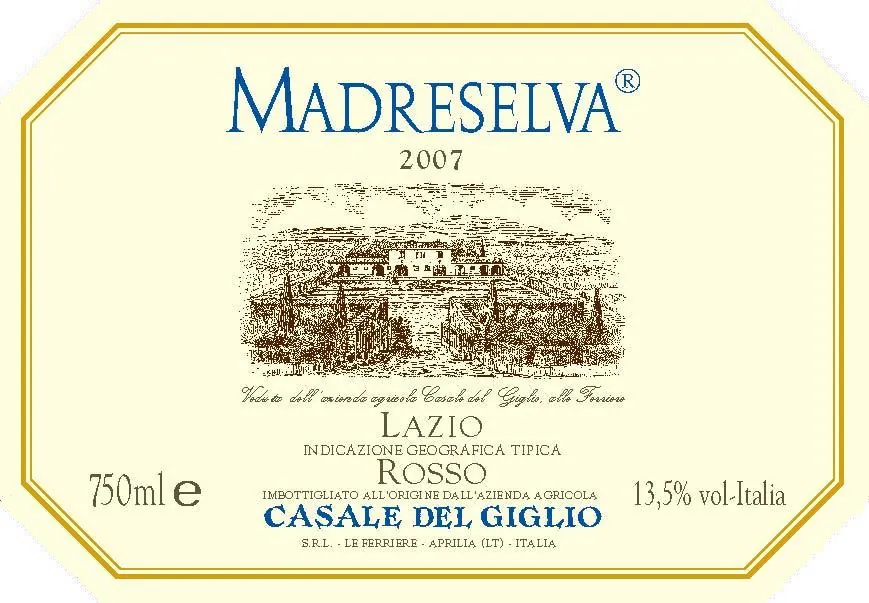 Madreselva Rosso Bottle