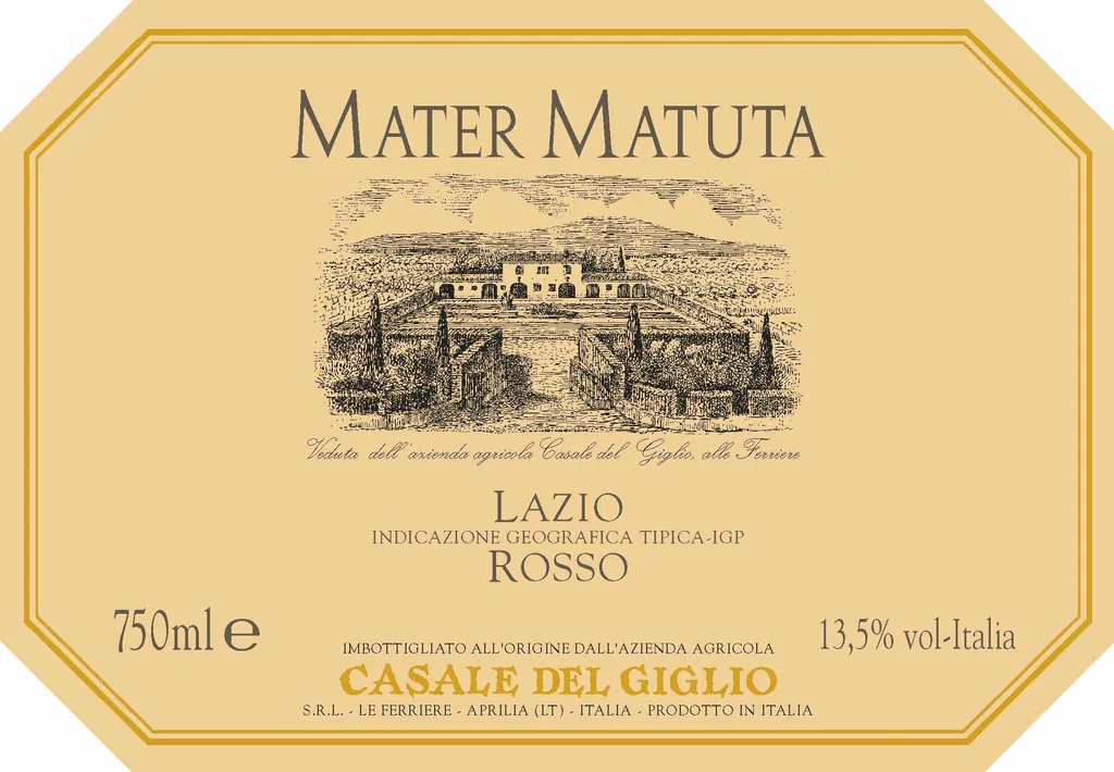 Mater Matuta Rosso Bottle