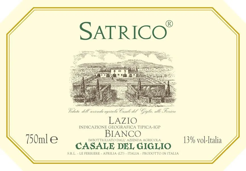 Satrico Bianco Bottle