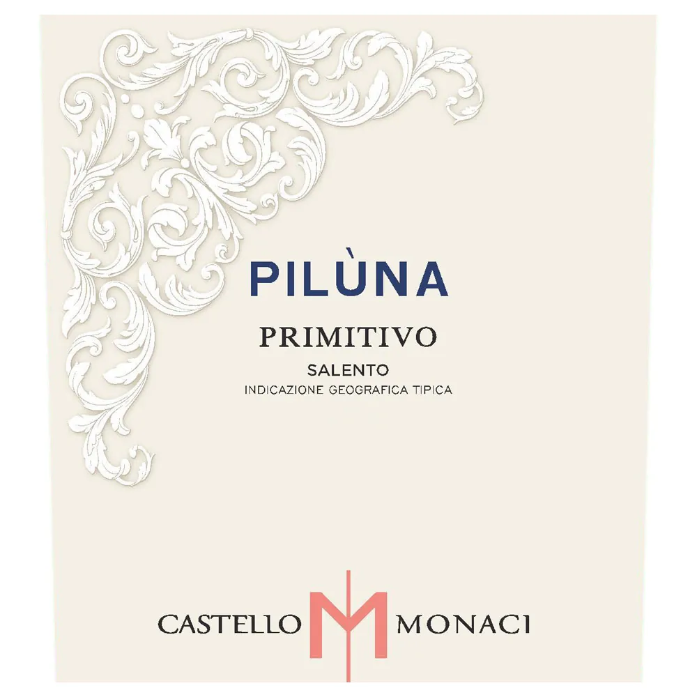 Piluna Primitivo Bottle