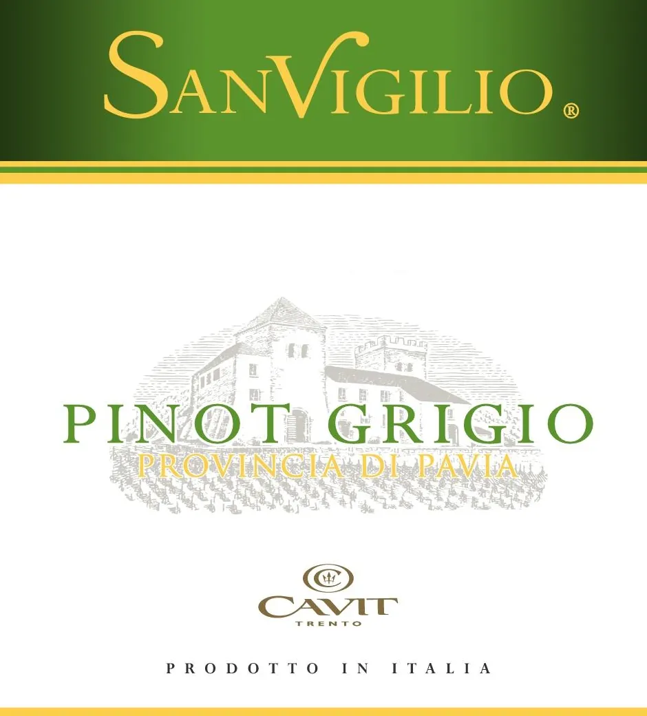 Provincia di Pavia SanVigilio Pinot Grigio Bottle