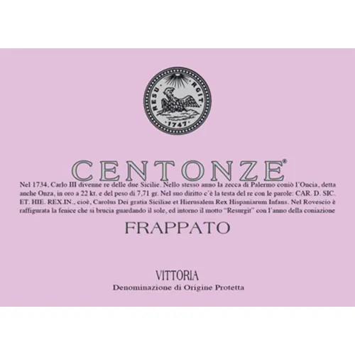 Frappato Bottle